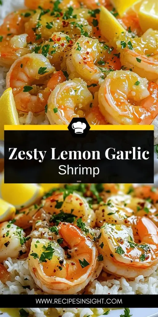 Prepare to wow your taste buds with lemon garlic shrimp, a quick and flavorful dish perfect for busy nights! This easy recipe combines fresh shrimp with zesty lemon and aromatic garlic, delivering a mouthwatering feast in just minutes. Discover essential cooking tips and creative variations that will elevate your meals. Click to explore the full recipe and make your dinner a standout tonight! Enjoy the delightful burst of flavor!