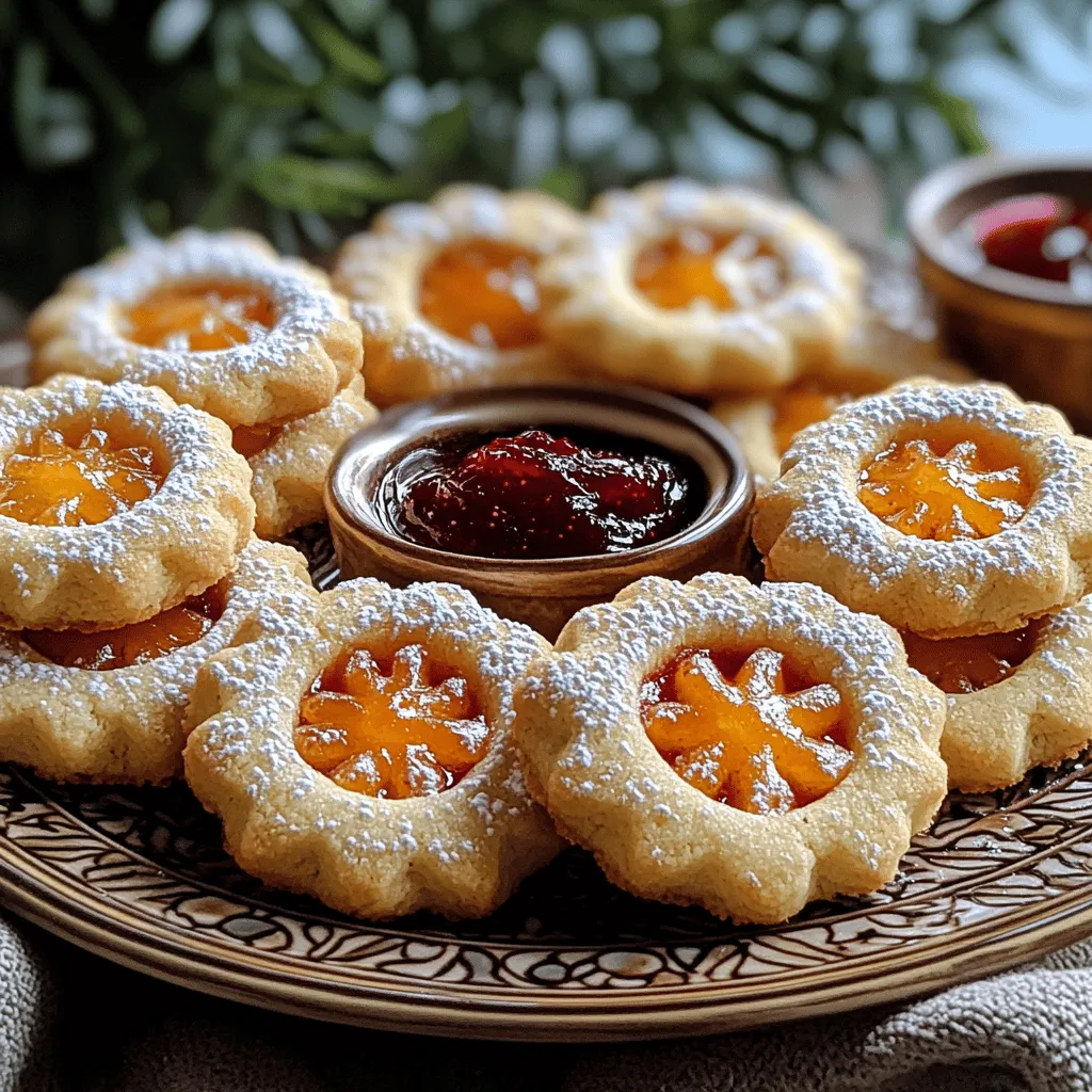 To make jam cookies, you need simple ingredients. The basic ones are flour, sugar, butter, and jam. You will also need an egg, vanilla extract, baking powder, and salt. These ingredients create a soft and tasty cookie. The full recipe shows how to mix these well.