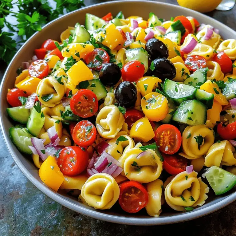 If you're searching for a dish that effortlessly combines flavor, texture, and visual appeal, look no further than Tortellini Fiesta Pasta Salad. This vibrant salad is not only a feast for the eyes but also a deliciously satisfying meal that is perfect for a variety of occasions, from summer barbecues to potlucks and picnic outings. The medley of colorful ingredients creates a delightful harmony of tastes that will please even the pickiest of eaters.