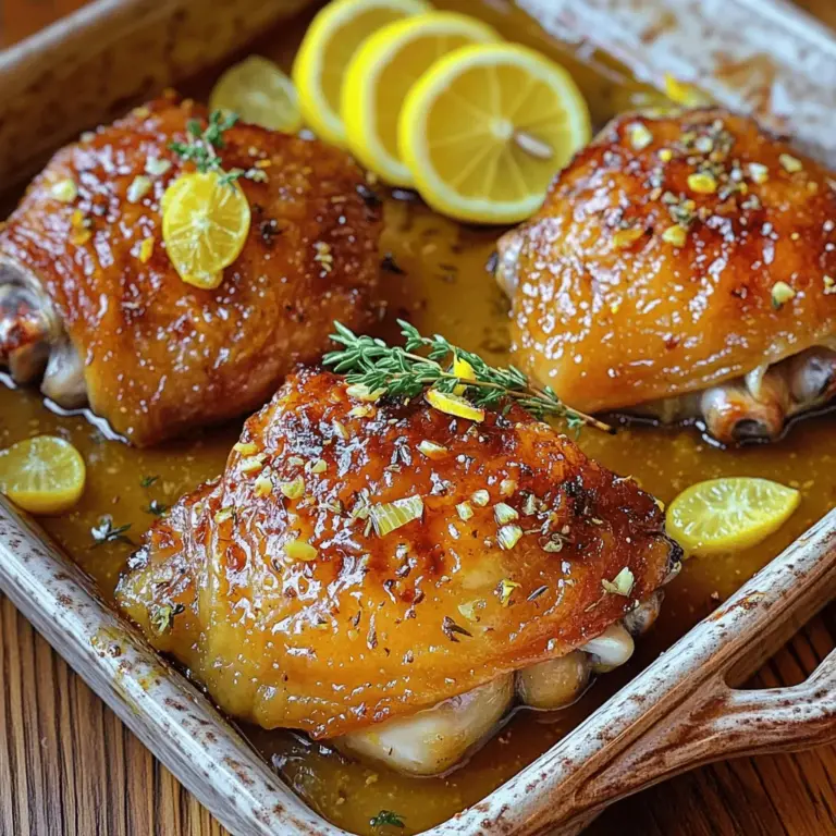 The honey lemon garlic chicken recipe shines due to its simple yet vibrant ingredients. Each ingredient plays a vital role in crafting the dish's unique flavor.