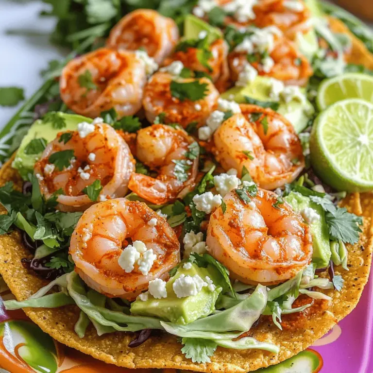 To make spicy shrimp tostadas, fresh ingredients are key. Start with large shrimp, about one pound. I always choose shrimp that is peeled and deveined for ease. This saves time and makes cooking simpler.