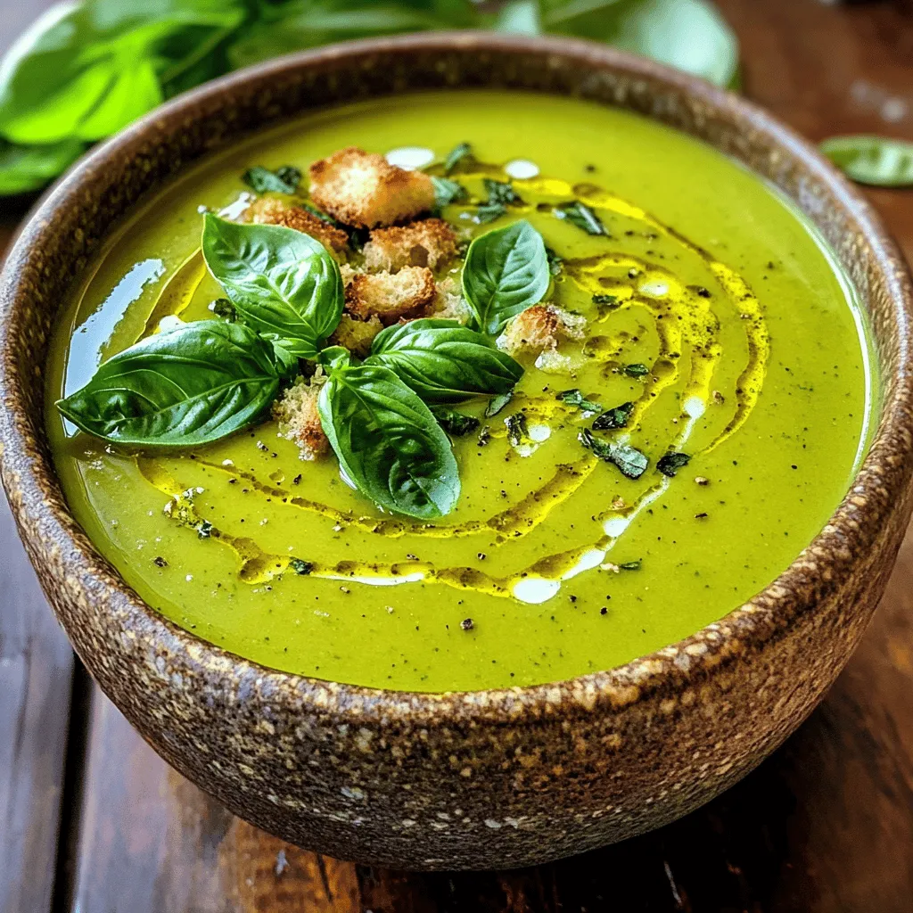 To make a tasty zucchini soup, you need fresh and simple ingredients. The key to a creamy zucchini soup is using high-quality zucchini. I recommend 4 medium zucchinis, chopped into small pieces. You also need 1 large onion, diced. This onion adds great flavor to the soup.