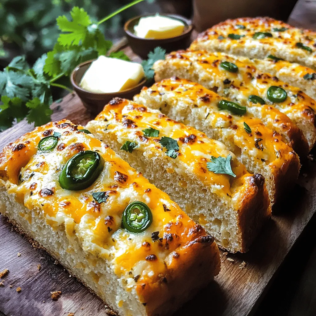 Step into the delightful world of homemade bread, where the aroma of freshly baked goods fills your kitchen and the anticipation of the first warm slice is almost unbearable. Today, we’ll explore a unique and mouthwatering recipe that brings the perfect fusion of heat and richness straight to your dining table: Fiery Jalapeño Cheddar Bliss Bread. This recipe stands out not only for its fiery kick but also for the cheesy goodness that complements the spice.