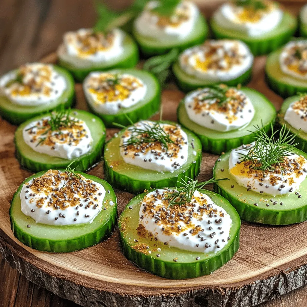 Everything bagel cucumber bites are a fun, fresh snack. They mix the crispness of cucumbers with creamy toppings. You can make them in just a few minutes. They are perfect for a healthy snack or an easy appetizer.