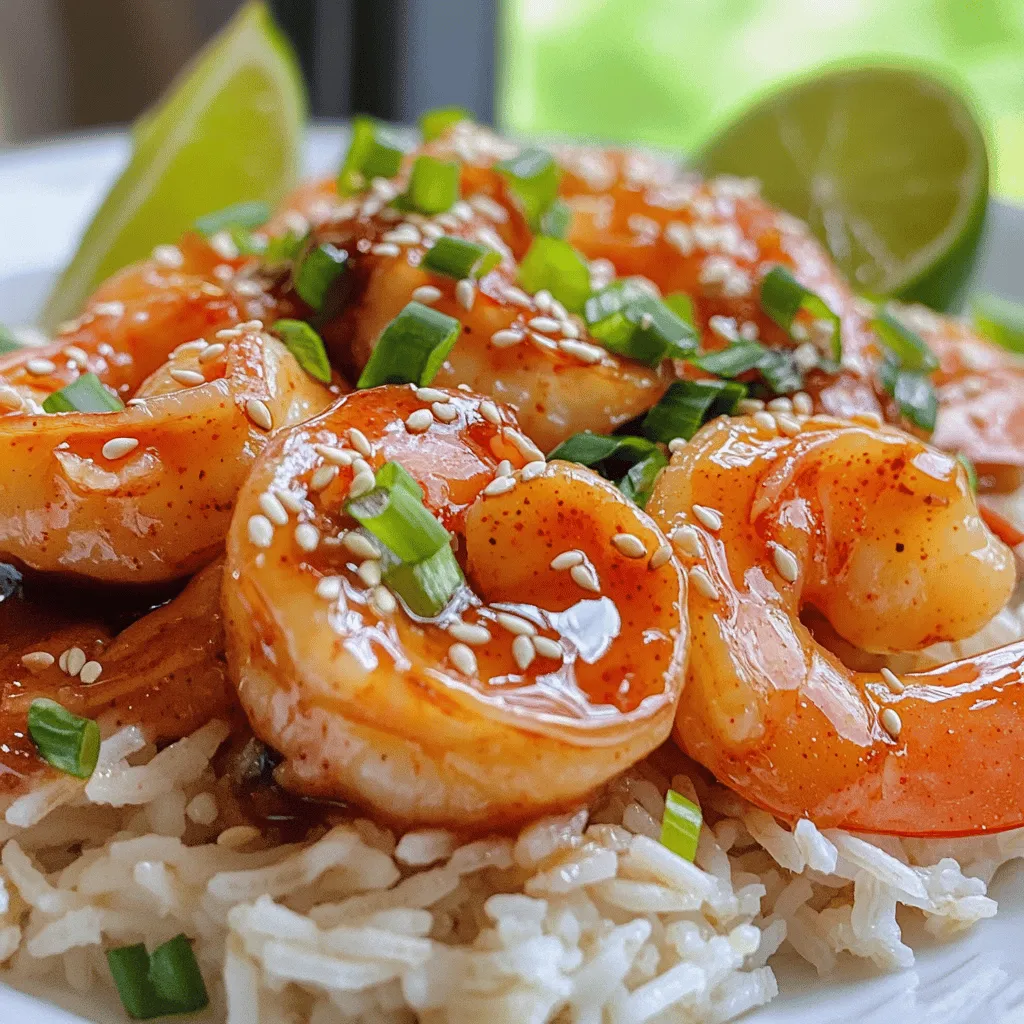 The honey sriracha shrimp recipe requires simple but tasty ingredients. You need one pound of large shrimp, peeled and deveined. This shrimp offers a meaty texture and cooks quickly.