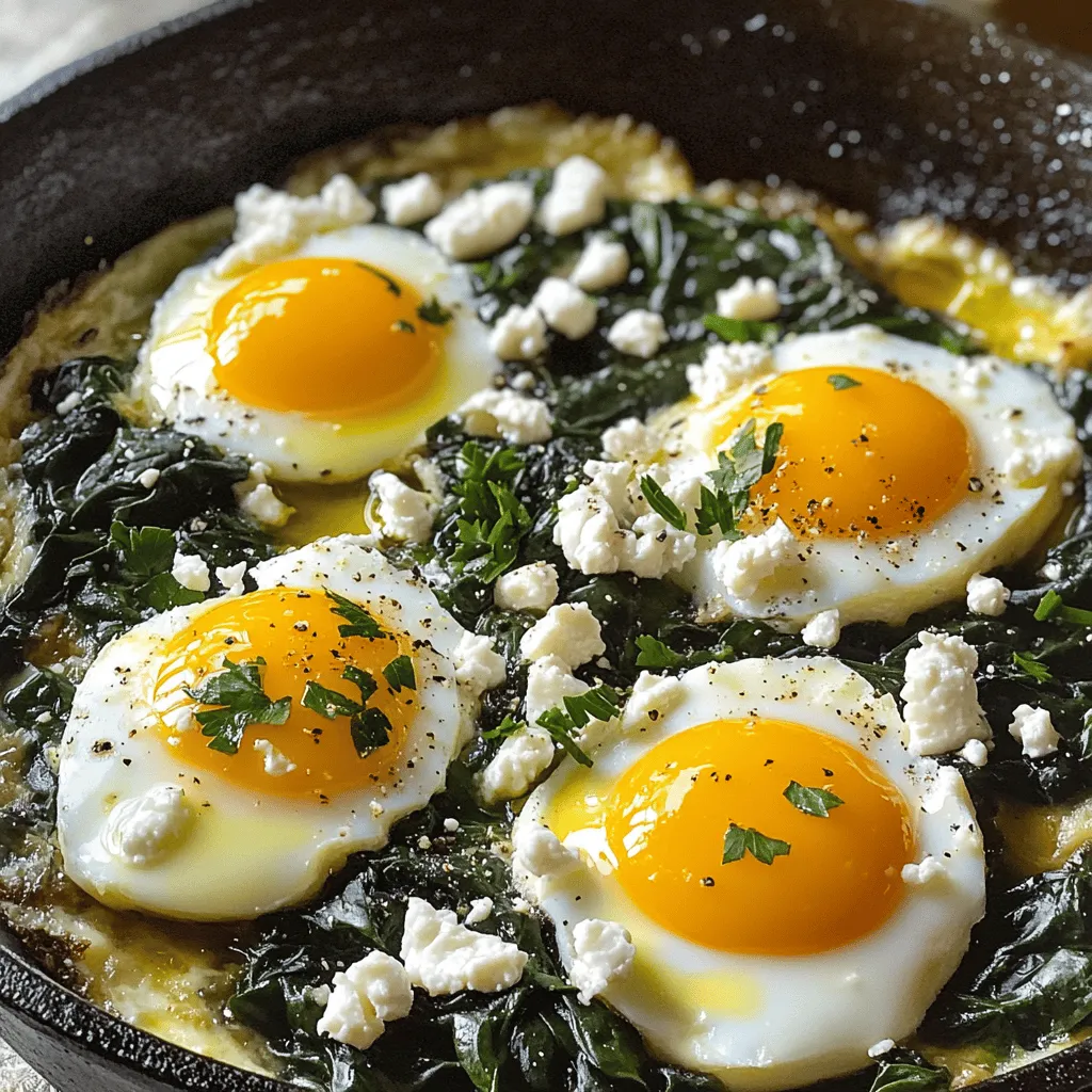 To make a great breakfast skillet spinach and eggs recipe, start with fresh ingredients. You will need: