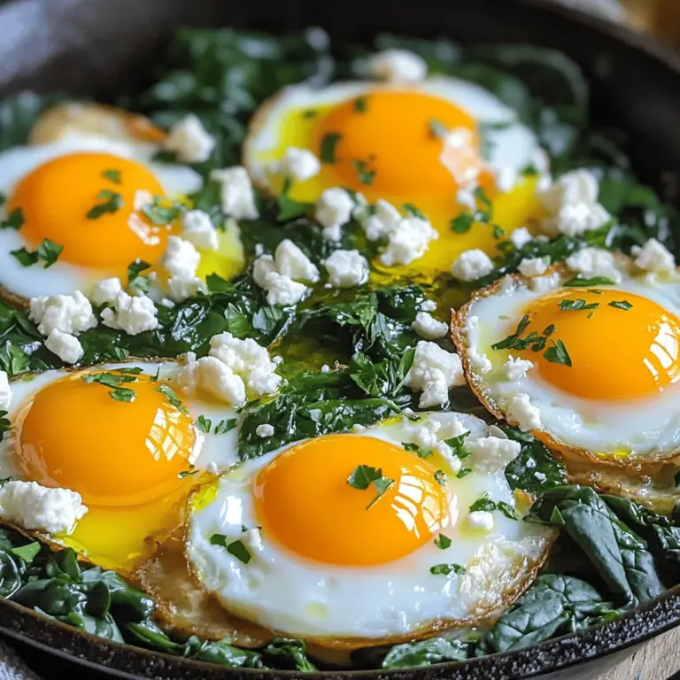 To make a great breakfast skillet spinach and eggs recipe, start with fresh ingredients. You will need: