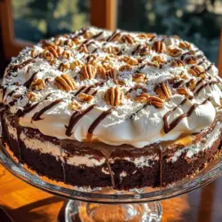 German chocolate poke cake stands out for its rich, sweet flavor and moist texture. This cake is a decadent German chocolate dessert. It uses a simple method to create layers of taste. The unique poke cake method lets flavors seep deep into the cake. This adds to the excitement of each bite.