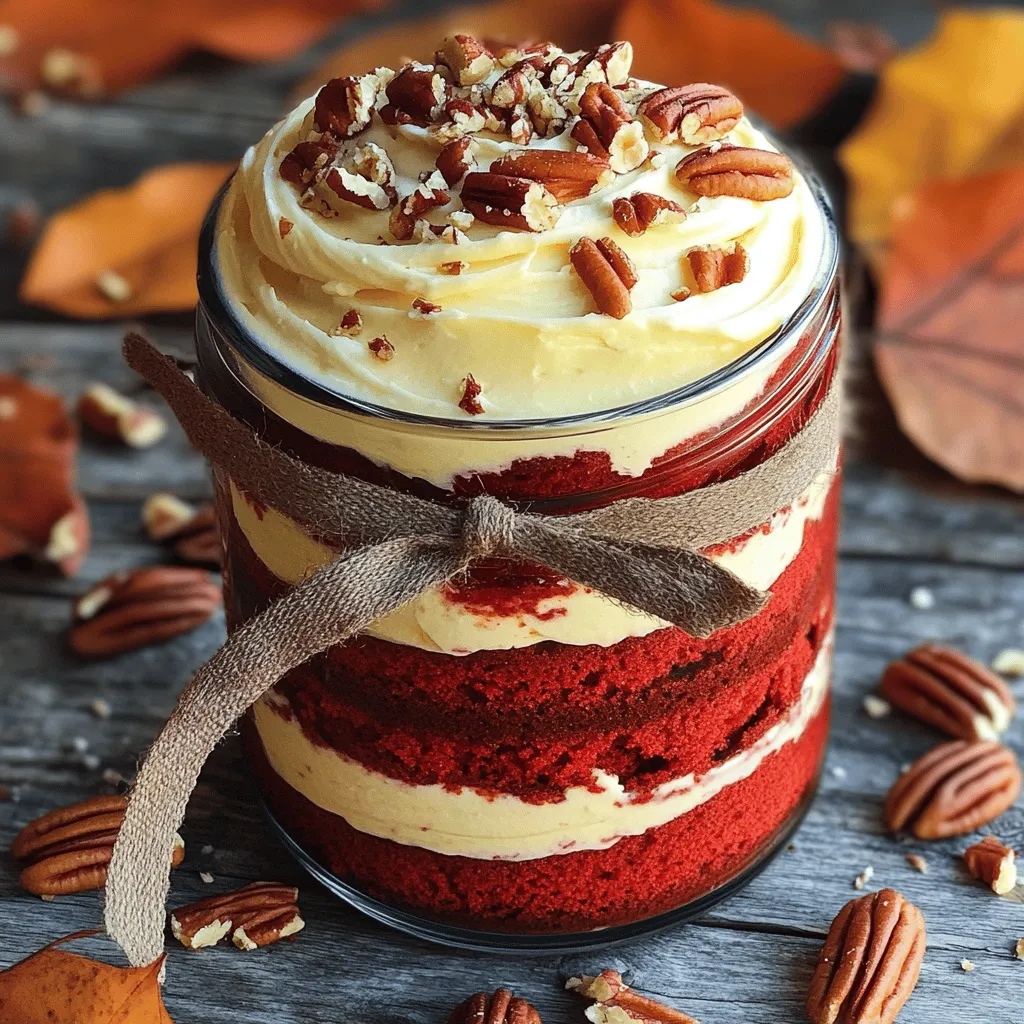 Red velvet cake is a treat loved by many. To make this delightful dessert in a jar, you need key red velvet cake ingredients. Here’s what you need: