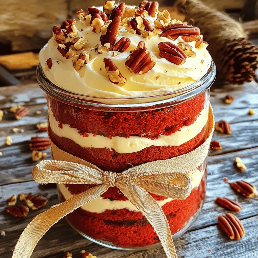 Red velvet cake is a treat loved by many. To make this delightful dessert in a jar, you need key red velvet cake ingredients. Here’s what you need: