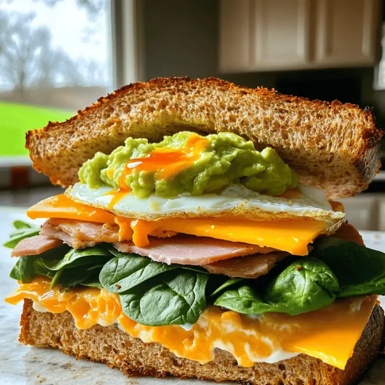 Choosing the best ingredients for your egg and ham breakfast sandwich is key. Start with fresh bread. Whole grain bread adds a nutty flavor and good texture. It also keeps the sandwich healthy. Use thick slices to hold all the fillings.