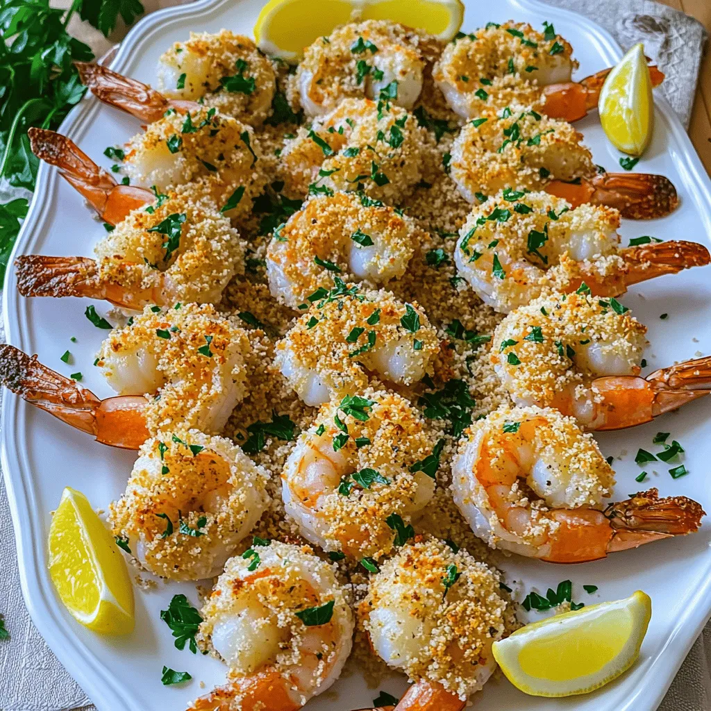 The magic of crispy baked shrimp starts with the right ingredients. First, use large shrimp. They provide a nice bite and cook well. Look for shrimp that is fresh and firm to the touch.