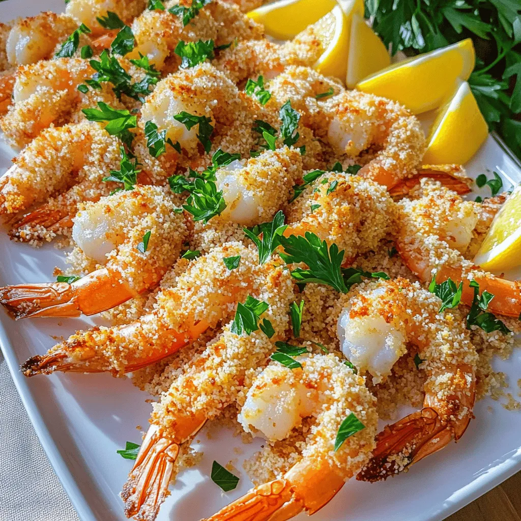 Magic Crispy Baked Shrimp has a special crunch and great taste. The key ingredients make this dish shine. You need shrimp, panko breadcrumbs, and Parmesan cheese to start. Each ingredient plays a big role in the texture and flavor.