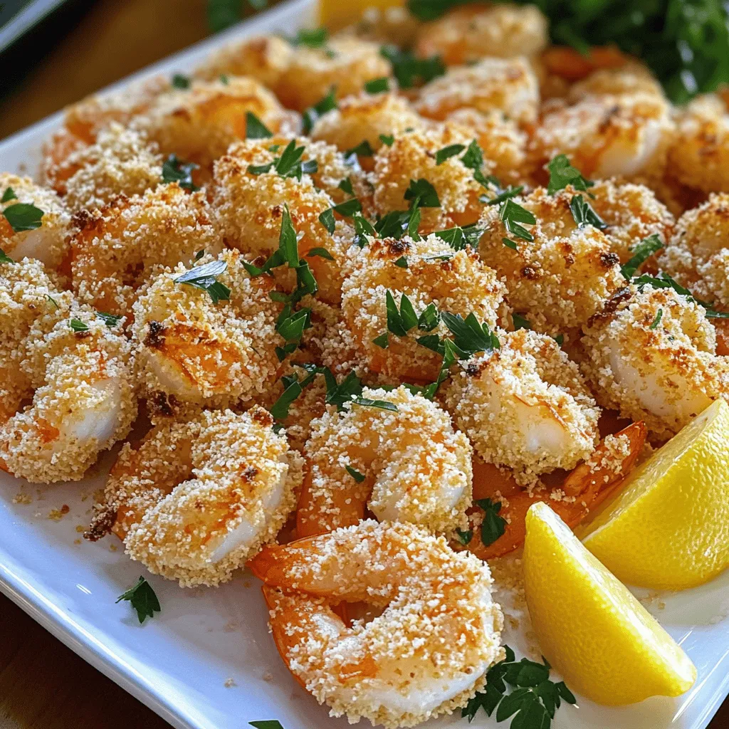 Magic Crispy Baked Shrimp has a special crunch and great taste. The key ingredients make this dish shine. You need shrimp, panko breadcrumbs, and Parmesan cheese to start. Each ingredient plays a big role in the texture and flavor.