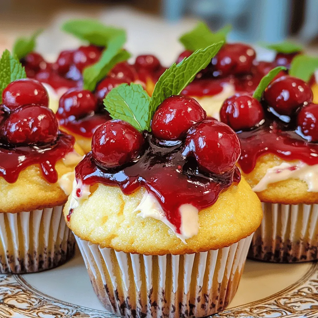 To bake cherry cheesecake cupcakes, you need simple ingredients. First, let’s gather what you need for the cupcake batter.