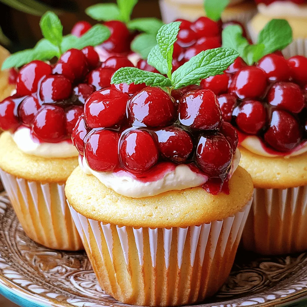 To bake cherry cheesecake cupcakes, you need simple ingredients. First, let’s gather what you need for the cupcake batter.