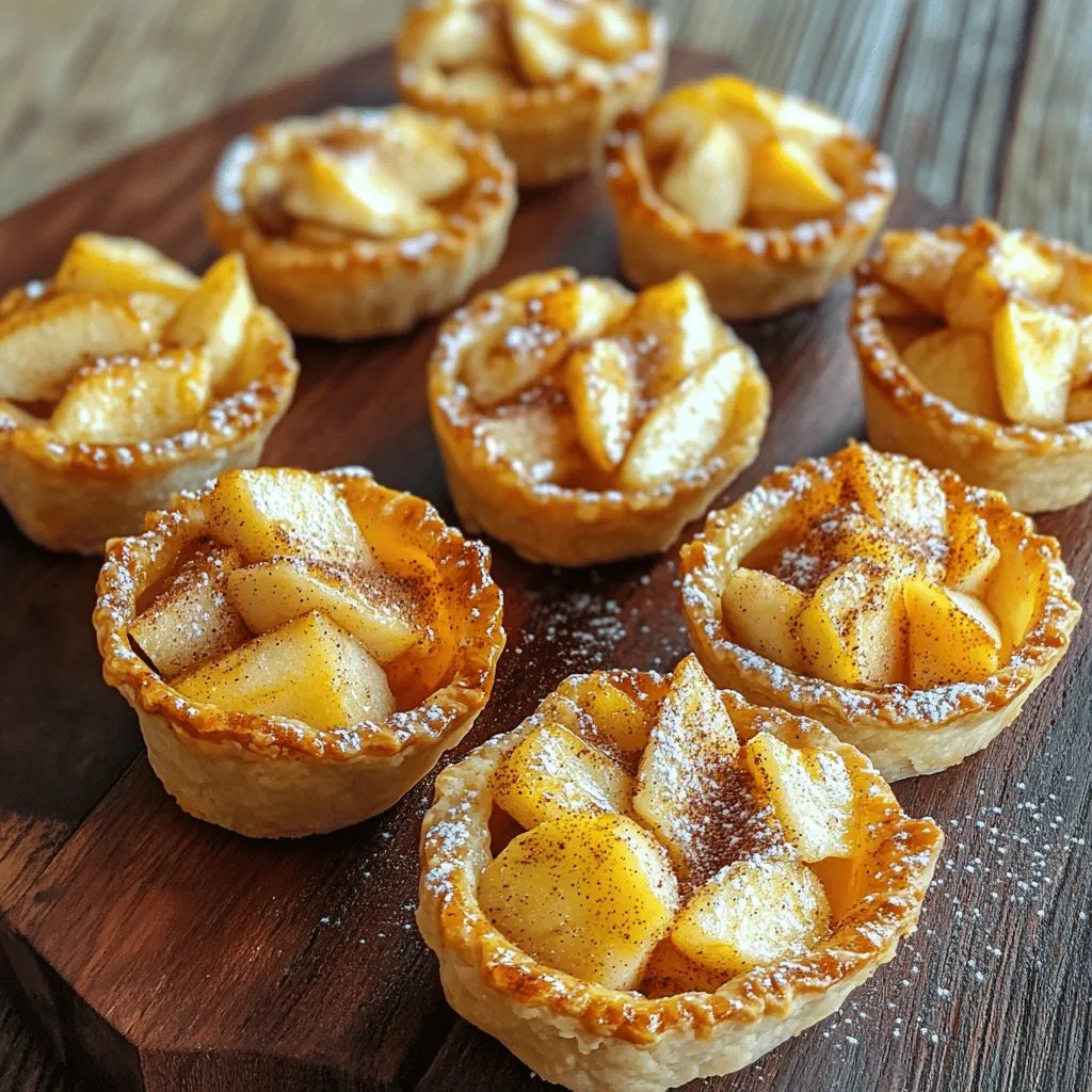 The mini apple pie recipe is simple and fun. You need just a few key ingredients. First, you want to choose the right apples. Granny Smith or Honeycrisp apples work best. They add a nice tartness and hold their shape during baking.