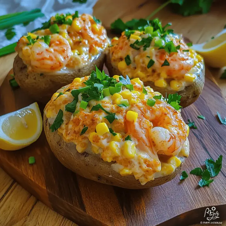 If you're in search of a dish that seamlessly marries the indulgent comfort of a twice-baked potato with the vibrant, zesty flavors of a traditional shrimp boil, look no further than the Shrimp Boil Twice Baked Potato. This culinary creation is not only a feast for the taste buds but also a visual delight, making it an ideal choice for gatherings, family dinners, or even special occasions. Imagine digging into a fluffy, creamy potato that bursts with the flavors of juicy shrimp, sweet corn, and savory spices. The unique flavor profile and texture of this dish make it a standout, ensuring that it will be a hit with your guests.