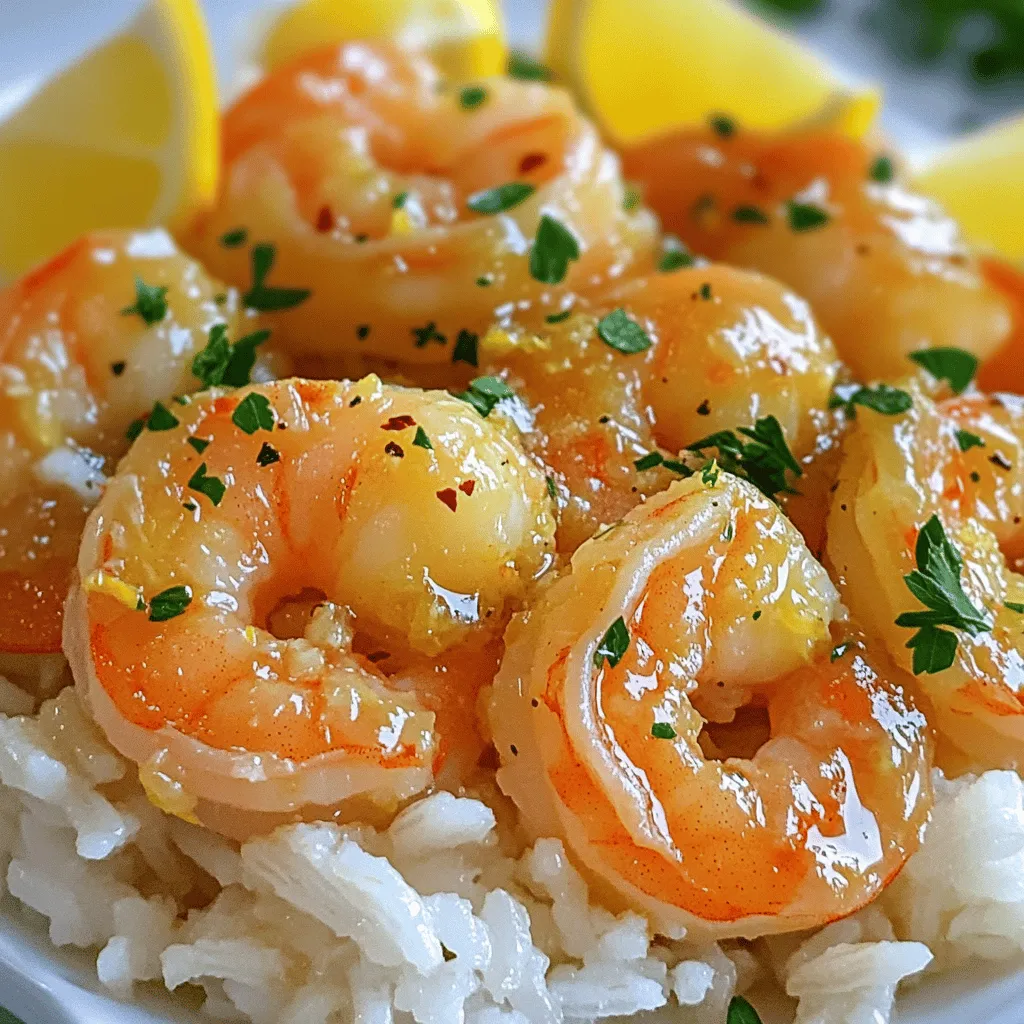 To make a lemon garlic shrimp recipe, you need fresh shrimp and simple ingredients. Gather one pound of large shrimp, olive oil, garlic, lemon zest, lemon juice, red pepper flakes, salt, pepper, and parsley. These ingredients create a quick seafood dinner that is rich in flavor.