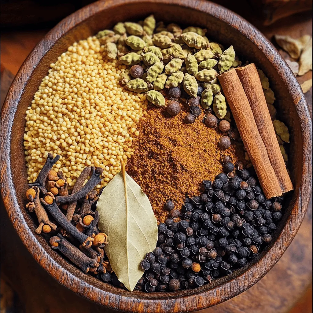 Garam masala is a spice blend from India. It adds warmth and depth to many dishes. It is used in curries, stews, and marinades. The flavor is complex, with notes of sweet, spicy, and earthy.