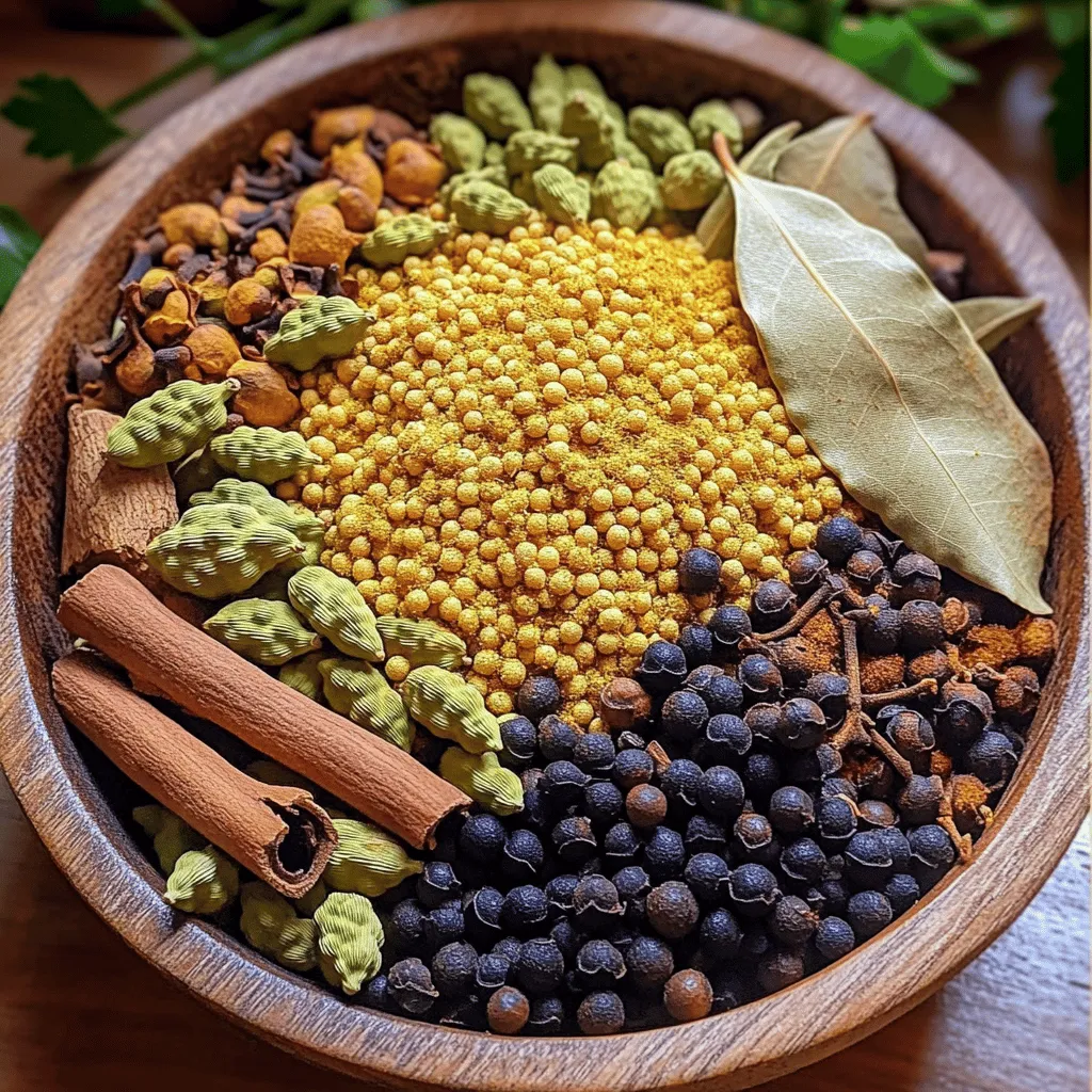 Garam masala is a spice blend from India. It adds warmth and depth to many dishes. It is used in curries, stews, and marinades. The flavor is complex, with notes of sweet, spicy, and earthy.