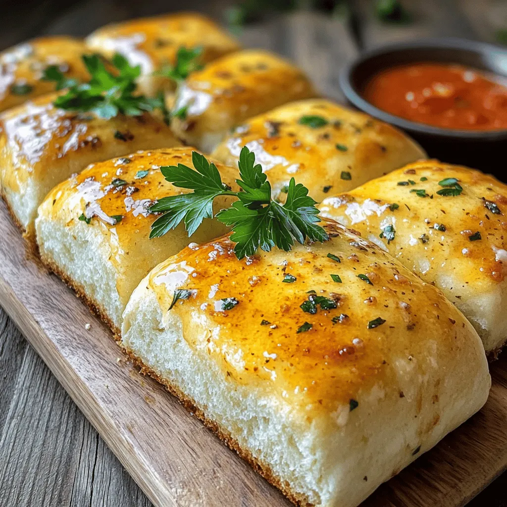 Garlic bread rolls are warm, fluffy rolls infused with garlic and herbs. They are easy garlic rolls that everyone loves. Their buttery taste and rich garlic flavor make them a favorite. Families enjoy them at gatherings, parties, and dinners.