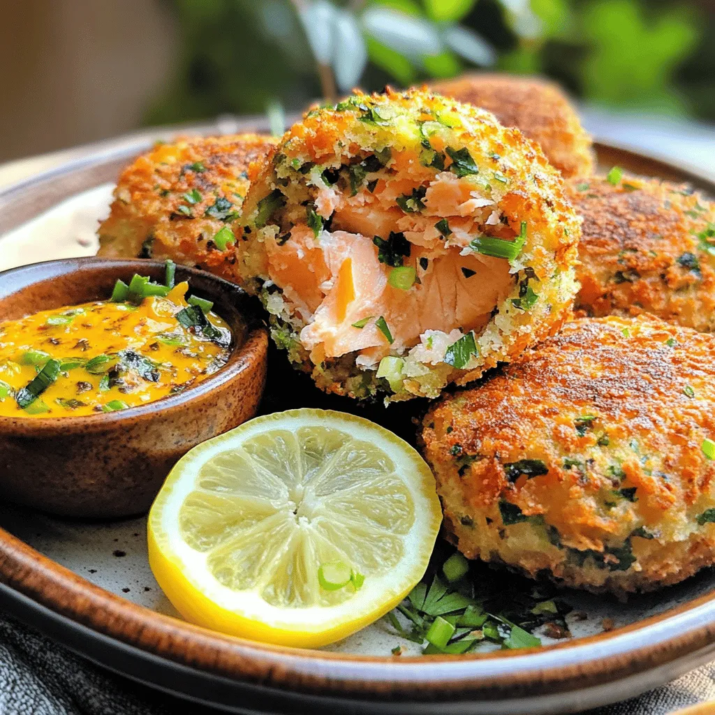 The key to great salmon croquettes lies in the ingredients. You need fresh salmon, breadcrumbs, and seasonings. I prefer using fresh salmon fillets for their rich flavor. You can also use canned salmon, but fresh is best.