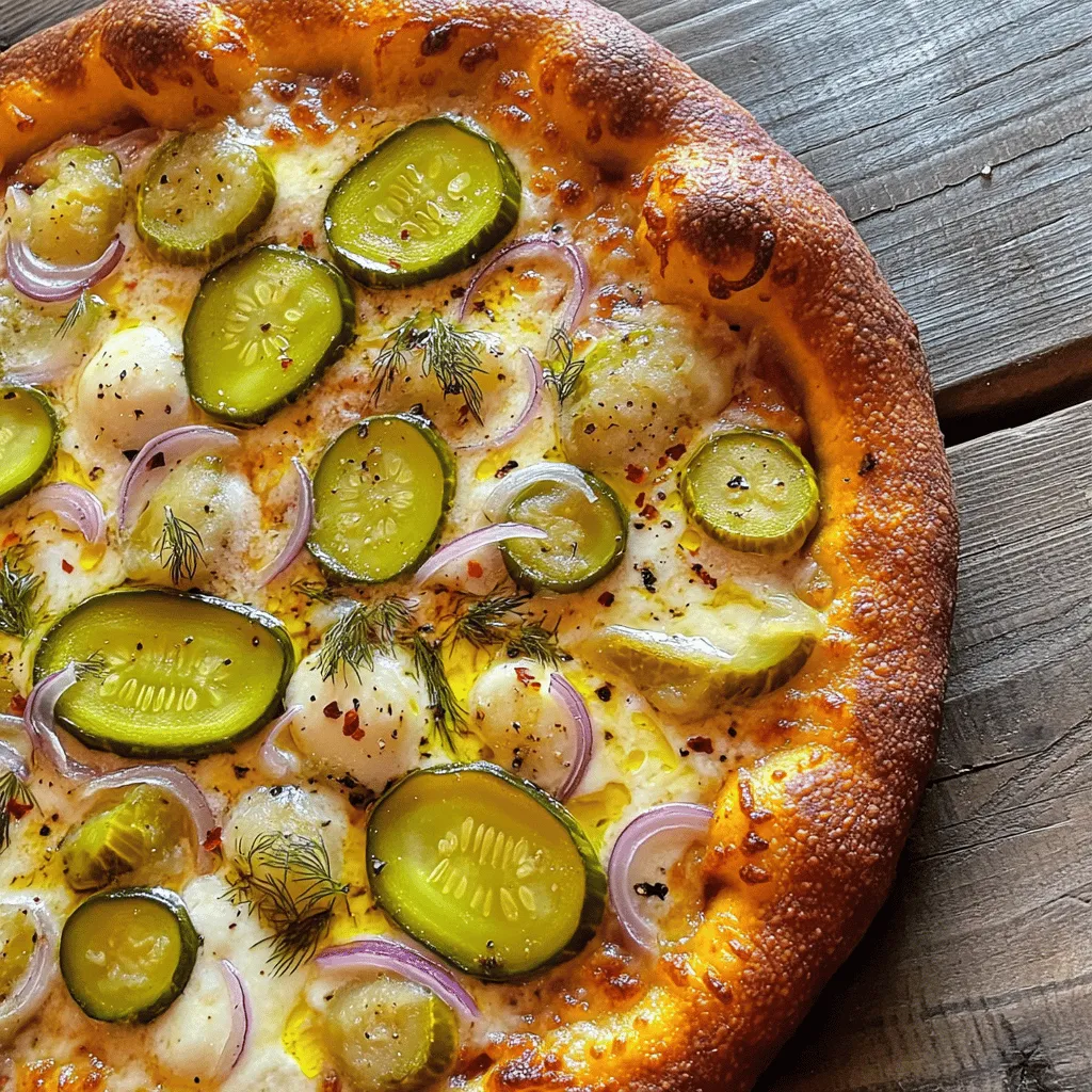 Pickle pizza is a fun twist on the classic dish. It blends pizza with tangy pickles. The history of pickle pizza is quite unique. It first appeared in the 2000s in the Midwest. Many believe it started in Chicago.