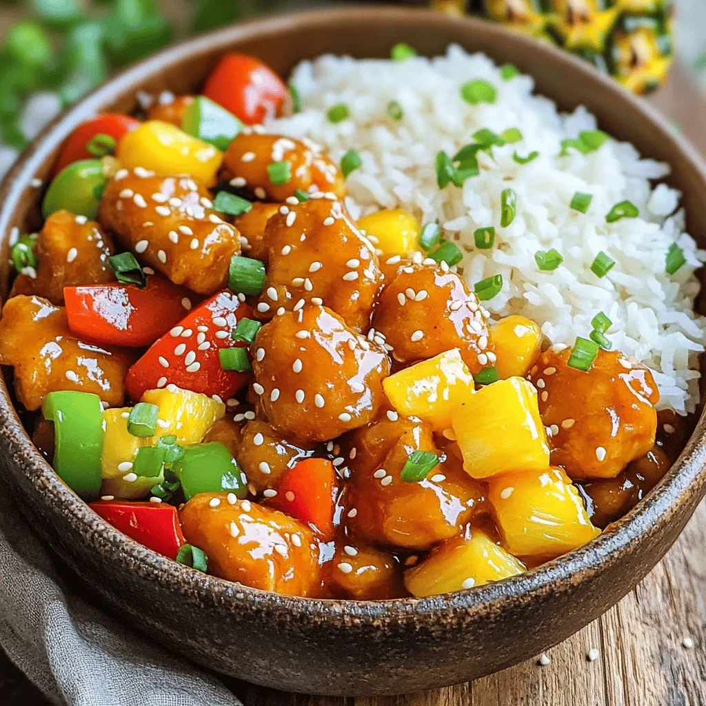 Sweet and sour chicken ingredients are simple yet flavorful. You need a few key items to make this dish shine.