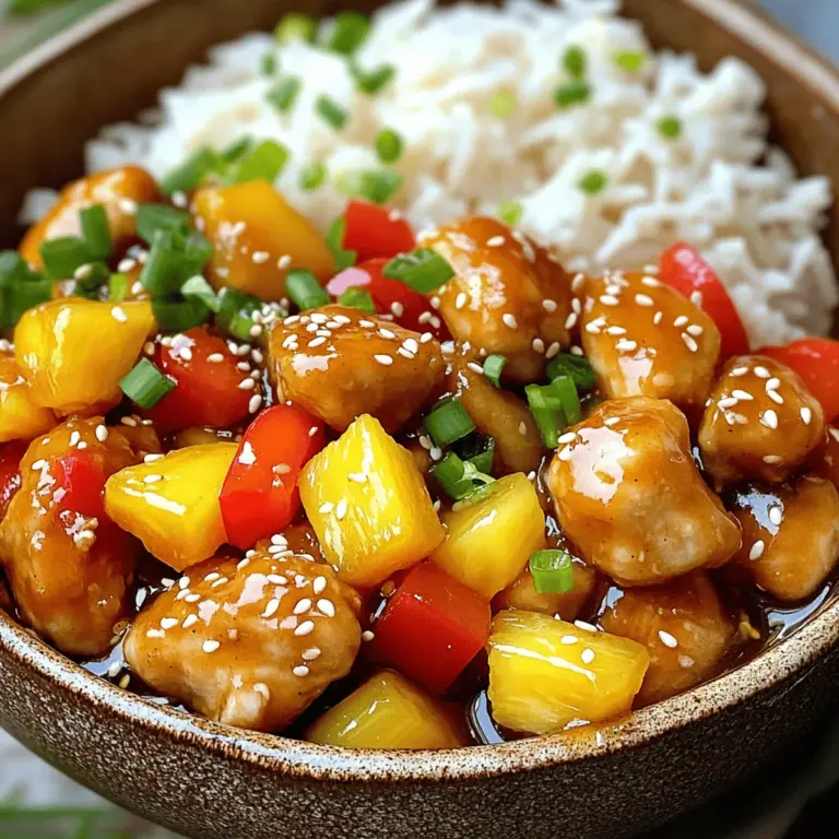 Sweet and sour chicken ingredients are simple yet flavorful. You need a few key items to make this dish shine.