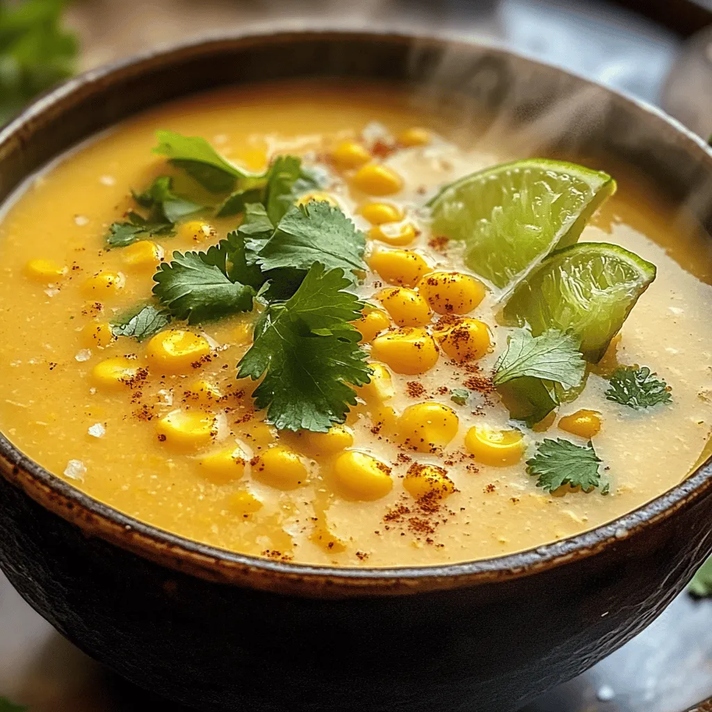 To make a great corn soup, you need simple, fresh ingredients. The main star is corn. You can use fresh corn kernels or canned sweet corn. Fresh corn gives a sweet taste and bright color. I recommend using four cups of fresh corn or two cans, drained.