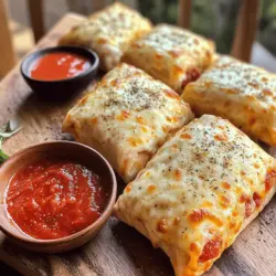 To make air fryer pizza rolls, you need simple ingredients. Here are the essentials: