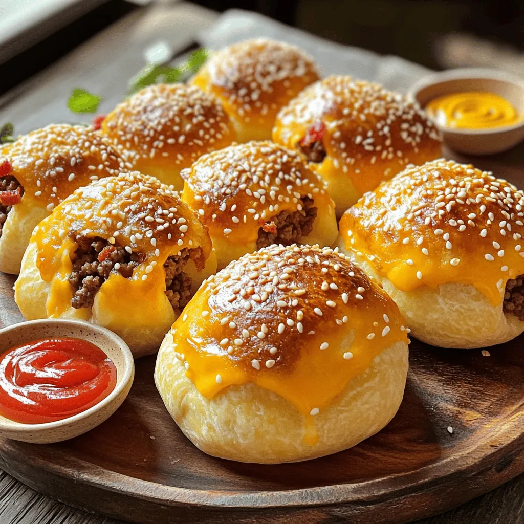 Beefy Bacon Cheeseburger Bombs are tasty treats that pack a punch. They combine ground beef, bacon, and cheese inside a fluffy dough. Each bite bursts with flavor, making them a crowd favorite.