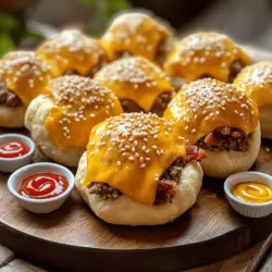 Beefy Bacon Cheeseburger Bombs are tasty treats that pack a punch. They combine ground beef, bacon, and cheese inside a fluffy dough. Each bite bursts with flavor, making them a crowd favorite.