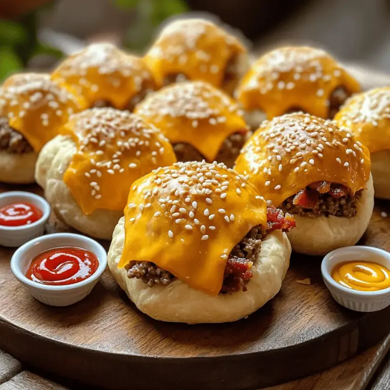 Beefy Bacon Cheeseburger Bombs are tasty treats that pack a punch. They combine ground beef, bacon, and cheese inside a fluffy dough. Each bite bursts with flavor, making them a crowd favorite.