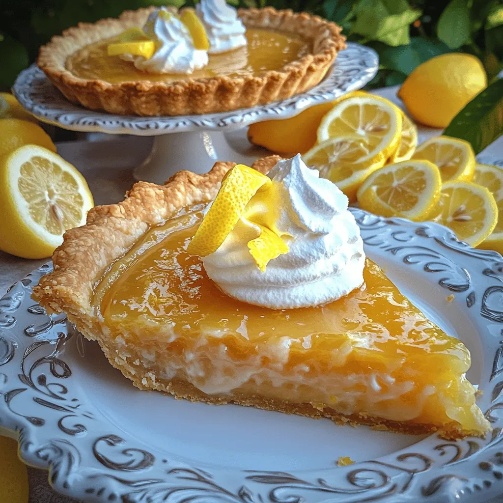 To make a great lemon chess pie, you need some key ingredients. First, you need one unbaked pie crust. You can use store-bought or make your own. Next, gather one cup of granulated sugar. This sugar adds sweetness to balance the tartness of the lemon. You will also need a quarter cup of all-purpose flour. This helps thicken the pie filling.