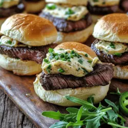 Cowboy Butter Steak Sliders are a fun twist on classic sliders. To make them, you need a few key ingredients. First, you'll want 1 pound of flank steak. Flank steak is tender and flavorful, making it a perfect choice. Next, season the steak with salt and pepper to taste.