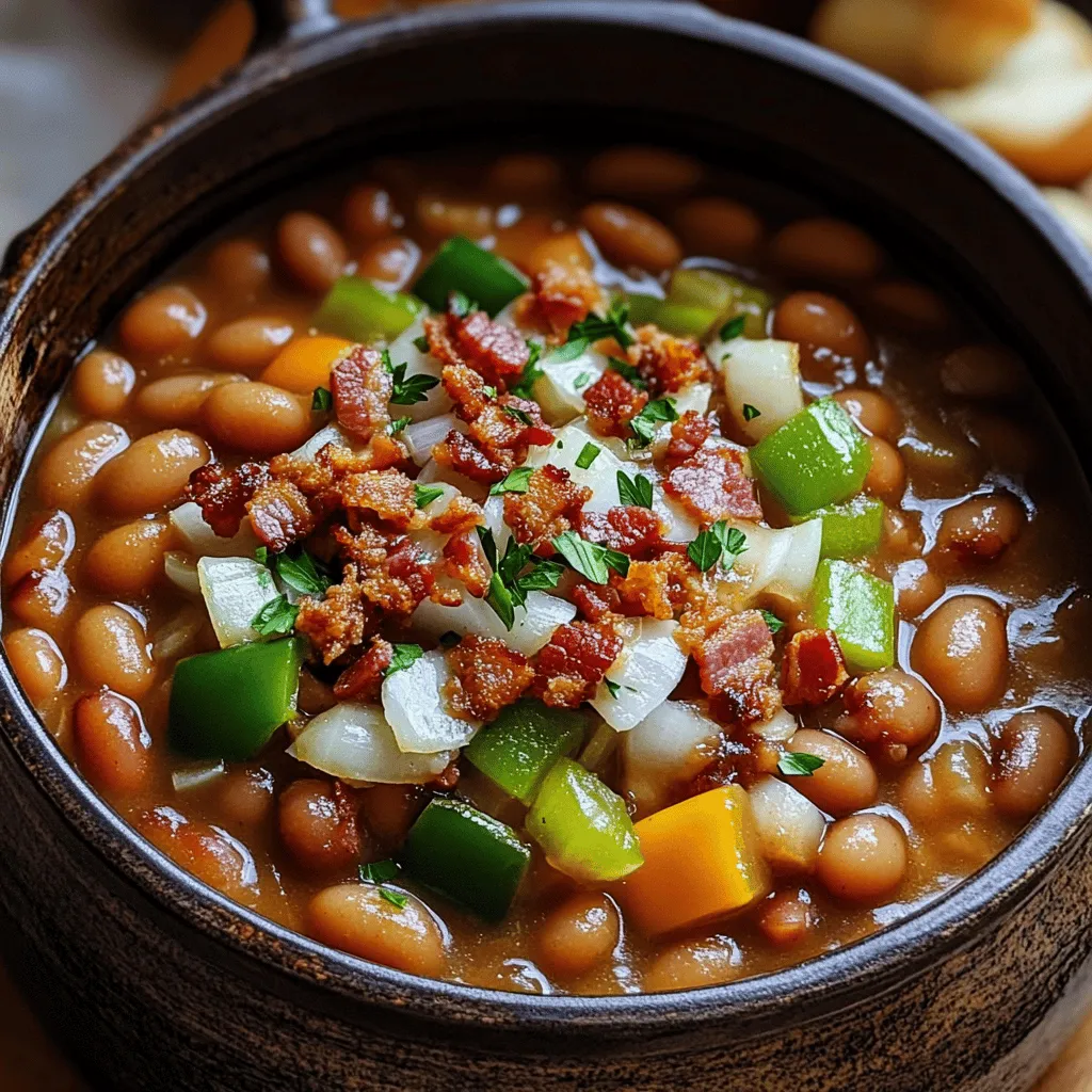 To make the best baked beans, you need a few key ingredients. First, dried navy beans are ideal. They are small and creamy, perfect for baking. You can also use great northern beans or cannellini beans. These beans hold their shape well and soak up flavors nicely.