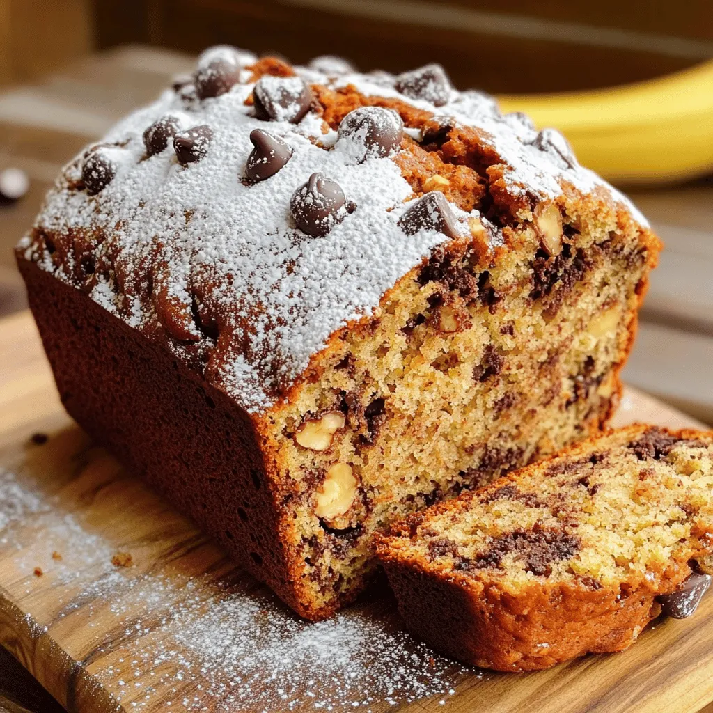 The Heavenly Cocoa-Chip Banana Bread is a hit at church gatherings. This bread brings joy and warmth to all who taste it. Friends at church rave about its moist texture and rich flavor. They love how the chocolate chips melt into the warm bread. The walnuts add a nice crunch, too.