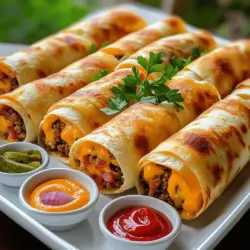 Ultimate Bacon Cheeseburger Tortilla Roll-ups are a fun twist on the classic burger. They bring together all the flavors we love in a burger but wrap them in a tortilla. This makes them easy to eat and perfect for gatherings. You can enjoy all the elements of a cheeseburger in a new way.