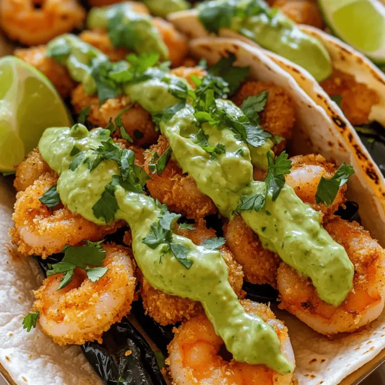 To make crispy shrimp tacos, you need fresh ingredients. Starting with shrimp, I recommend using large shrimp. They hold up well when cooked and have great flavor. You will need about one pound, peeled and deveined.