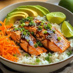 For a tasty spicy salmon rice bowl, you need fresh salmon. I use wild-caught salmon fillets. They are rich in flavor and healthy. You can also use farmed salmon if that’s what you prefer.