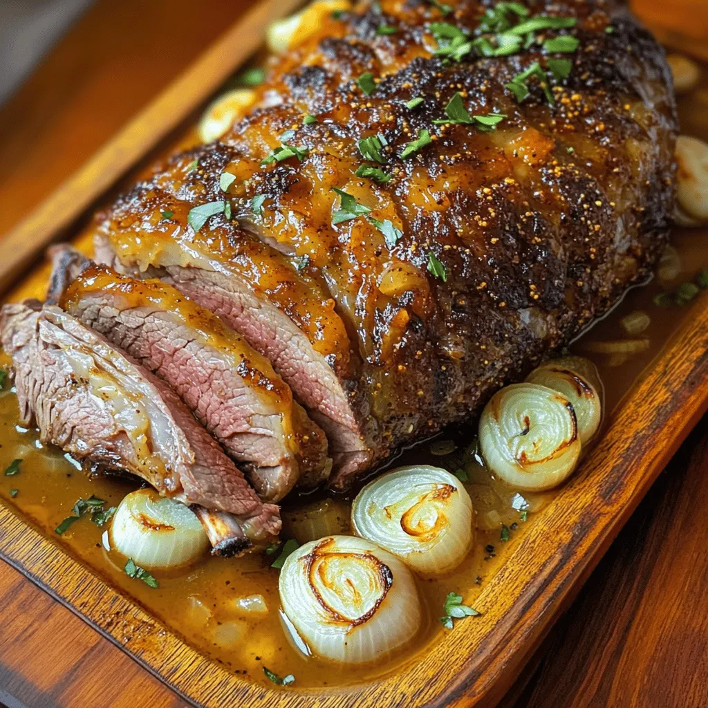 Poor Man's Prime Rib is a clever twist on the classic prime rib. It uses a chuck roast as the main cut of meat. This cut is less expensive but can still deliver great flavor and tenderness. You can find it at most grocery stores.