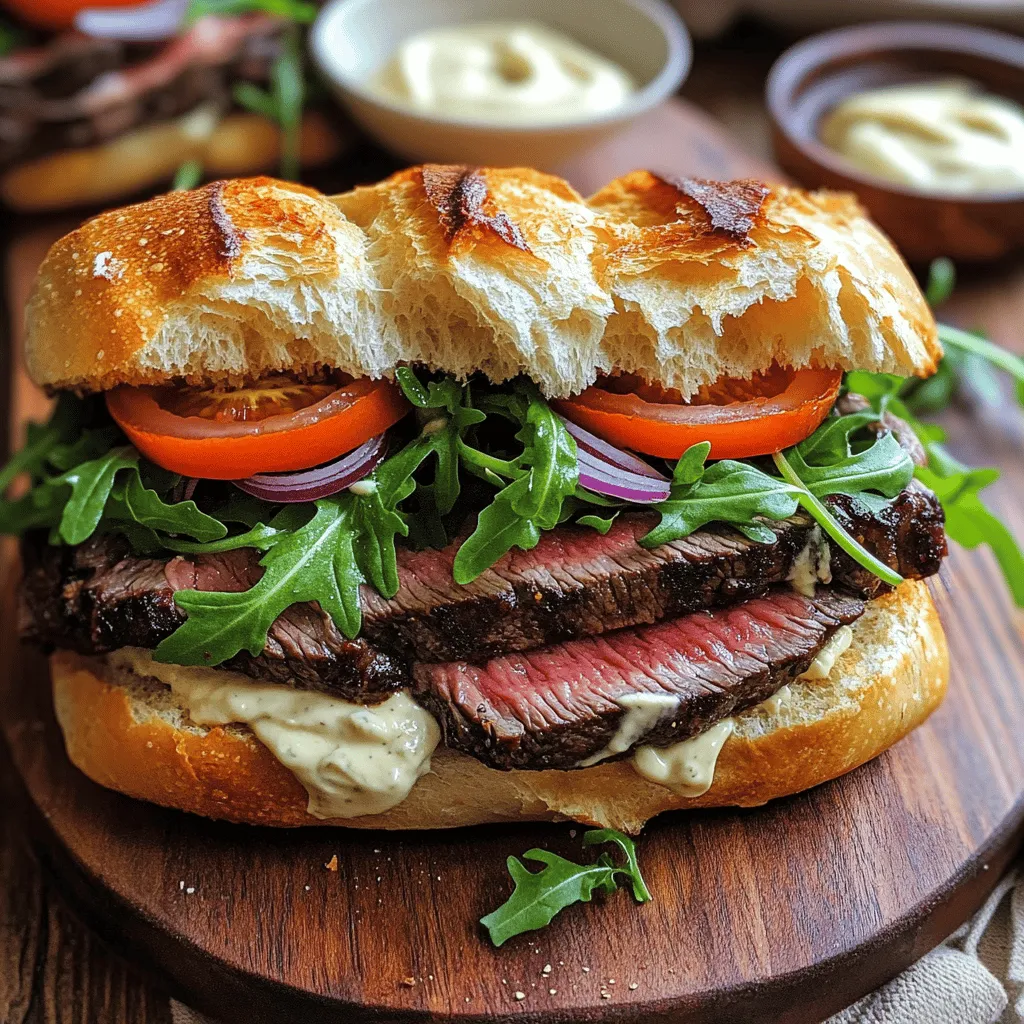 To make a great steak sandwich, you need a few key ingredients. First, choose the right type of bread. Crusty bread, like ciabatta or a baguette, works best. It holds up well and adds texture.