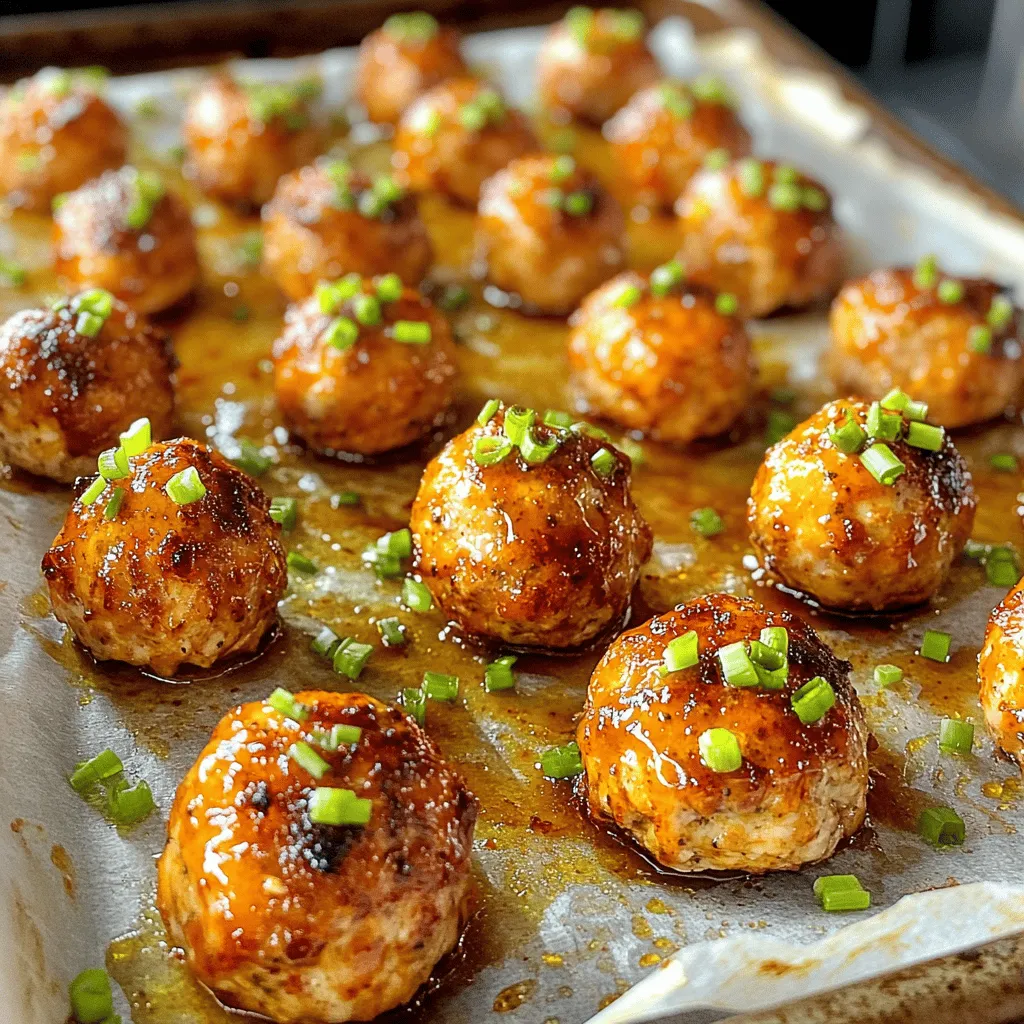 For a great sriracha chicken meatball recipe, you need simple and tasty ingredients.