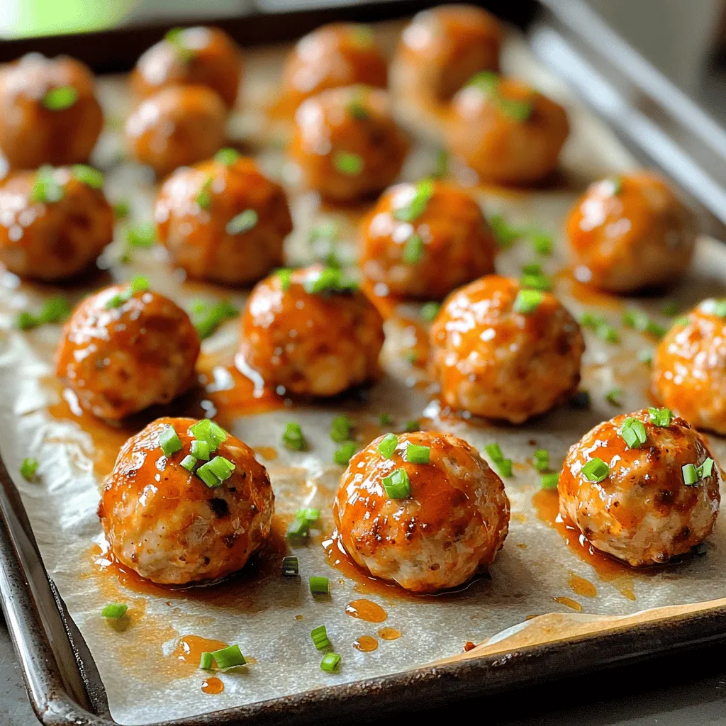 For a great sriracha chicken meatball recipe, you need simple and tasty ingredients.