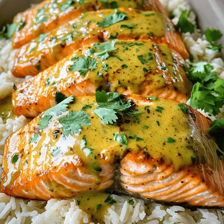 To make coconut curry salmon with garlic butter, you need a few key ingredients. First, get two salmon fillets, each about six ounces. These are the stars of the dish. Next, grab a can of coconut milk. This creamy base adds rich flavor.