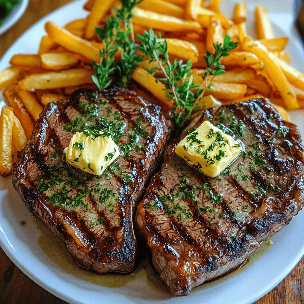 For a classic Steak Frites, you need a few key ingredients. First, choose the right cuts of steak. The best cuts of steak for steak frites are sirloin or ribeye. These cuts give a nice flavor and are tender. You will want about 8 oz of steak for each person.