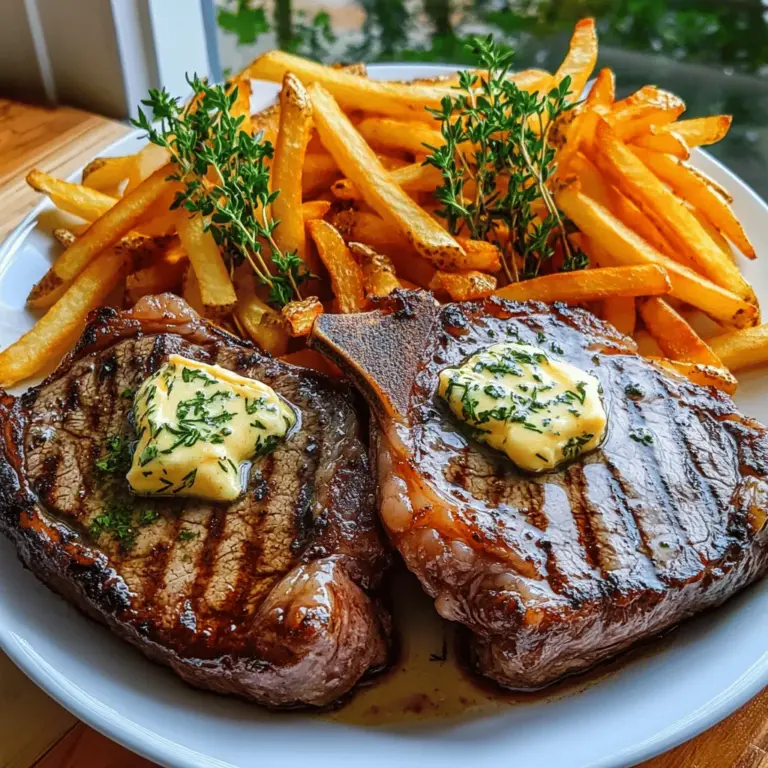 For a classic Steak Frites, you need a few key ingredients. First, choose the right cuts of steak. The best cuts of steak for steak frites are sirloin or ribeye. These cuts give a nice flavor and are tender. You will want about 8 oz of steak for each person.