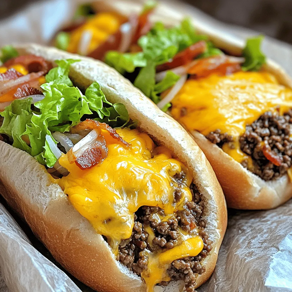 To make a delicious chopped cheese and beef bacon sandwich, you need a few key ingredients. First, you will need <strong>1 pound of ground beef</strong>. This is the main protein and gives the sandwich its hearty base.” /></p>
</p>
<h2>What Are Some Popular Variations of the Chopped Cheese Sandwich?</h2>
</p>
<p>Chopped cheese sandwiches have many tasty spins. You can mix flavors and ingredients to create your own take. Here are some great ideas.</p>
</p>
<p>One popular variation is to swap beef bacon for turkey bacon. This keeps the dish lighter while still adding great flavor. You can also use grilled chicken for a fresh twist.</p>
</p>
<p>Adding different cheeses can change the whole taste. Try pepper jack for some heat or Swiss for a mild flavor. Mixing cheeses is also fun. A blend of cheddar and mozzarella gives a nice gooey texture.</p>
</p>
<p>You can change the bread too. Instead of hoagie rolls, try a baguette or pita. These options add crunch and different textures to each bite.</p>
</p>
<p>To fit your taste, load your sandwich with toppings. Fresh spinach, avocado, or jalapeños can spice things up. If you like some sweetness, add grilled peppers or caramelized onions. These toppings will elevate your sandwich experience.</p>
</p>
<p>For those who love sauces, consider garlic aioli or spicy sriracha mayo. These can make your sandwich even more special. Don’t be afraid to experiment. The best chopped cheese variations often come from bold ideas.</p>
</p>
<p>Each twist can give you a unique flavor experience. The chopped cheese & beef bacon sandwich is a canvas for your creativity. Check out the Full Recipe to get started on your own masterpiece!</p>
</p>
<h2>Where Can You Find the Best Chopped Cheese in Town?</h2>
</p>
<p>Chopped cheese is a treat that many crave. You can find the best spots in town that serve this dish. Some famous delis and bodegas have perfected it. These places often feature a mix of fresh ingredients. They know how to create the right balance of flavors.</p>
</p>
<p>Food trucks are also a great option. They often serve unique twists on classic chopped cheese. Local food trucks bring fresh ideas and new flavors. You might find a spicy version or one with extra toppings. Each truck has its own style. This keeps things exciting and fun.</p>
</p>
<p>New York is famous for its chopped cheese. Here, you can find it in many neighborhoods. The city’s energy adds to the sandwich’s charm. People often grab one on the go. The classic combination of beef, cheese, and bread makes it a must-try. Each bite is a flavor explosion. You can find the best chopped cheese near me by exploring local listings.</p>
</p>
<p>For a taste of this delight at home, try the Full Recipe. It guides you through each delicious step.</p>
</p>
<p><img decoding=